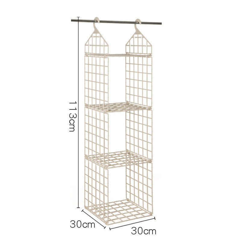 Foldable Hanging Clothes Storage Rack