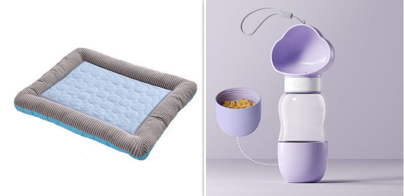 Silky Soft Pet Cooling Pad Bed