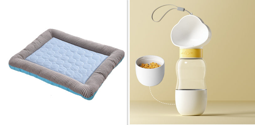 Silky Soft Pet Cooling Pad Bed