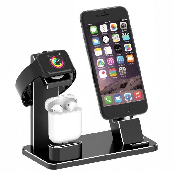 4-in-1 AirPods Charging Dock Holder – Wireless Fast Charging Station