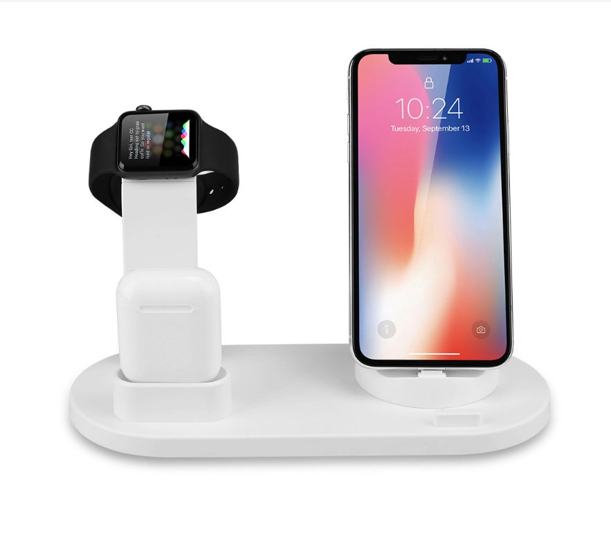 4-in-1 Fast Charging Station – Wireless Charger & Desktop Charging Base