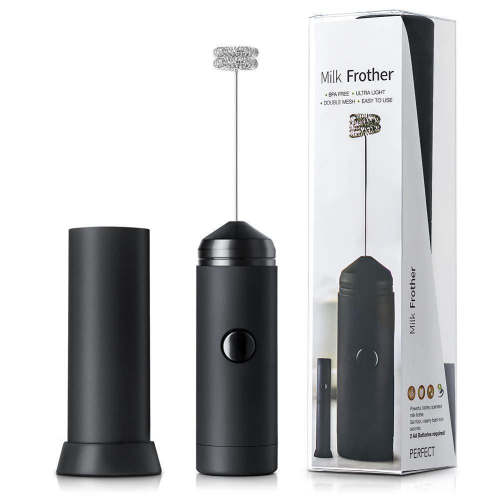 Electric Milk Frother with Double Spring Whisk | 13000RPM | Kitchen Mixer