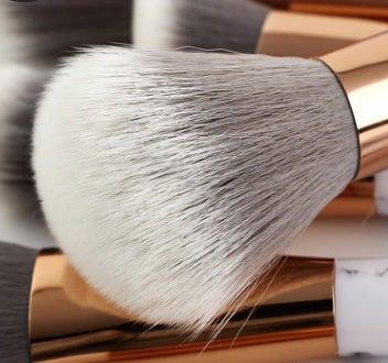 11-Piece Marble Makeup Brush Set – Professional Beauty Kit