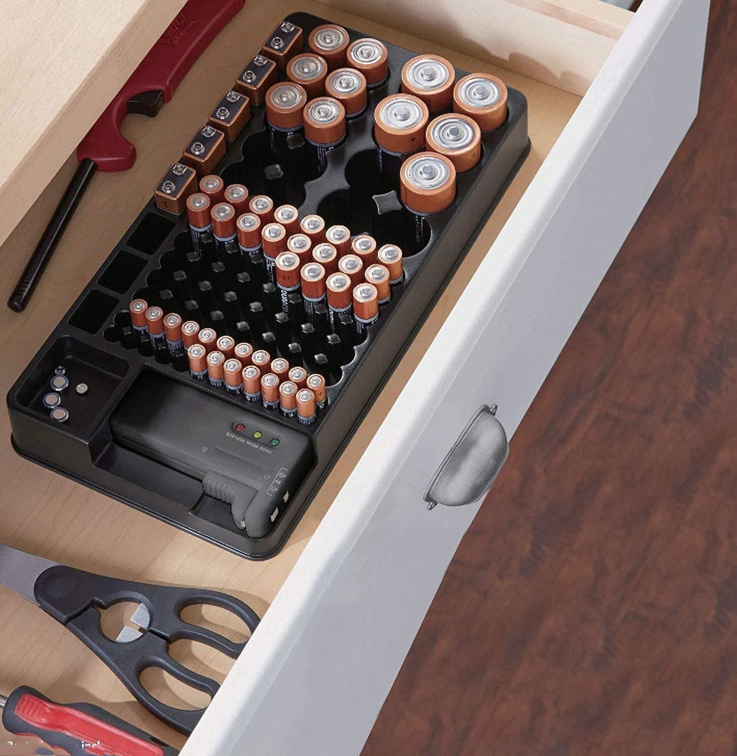 Battery Storage Organizer Holder
