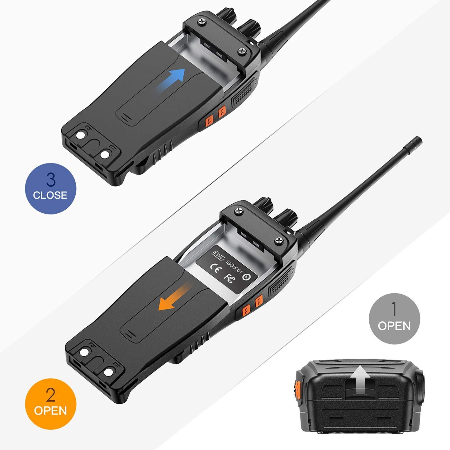 BF-888S Handheld Walkie-talkie