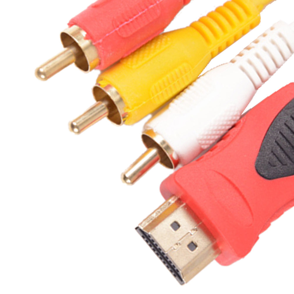 HDMI To Red Yellow And White Adapter Cable 1.5 Meters