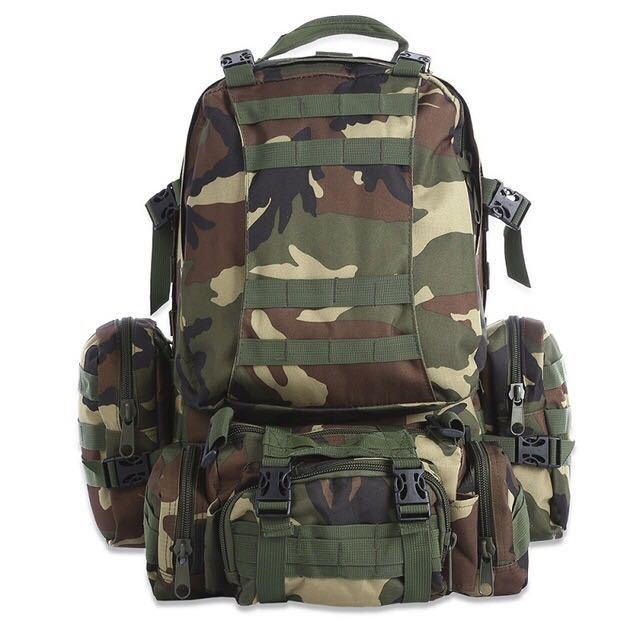 50L Military Tactical Backpack – Waterproof Hiking & Travel Rucksack
