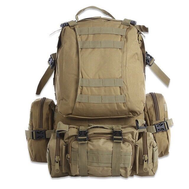 50L Military Tactical Backpack – Waterproof Hiking & Travel Rucksack