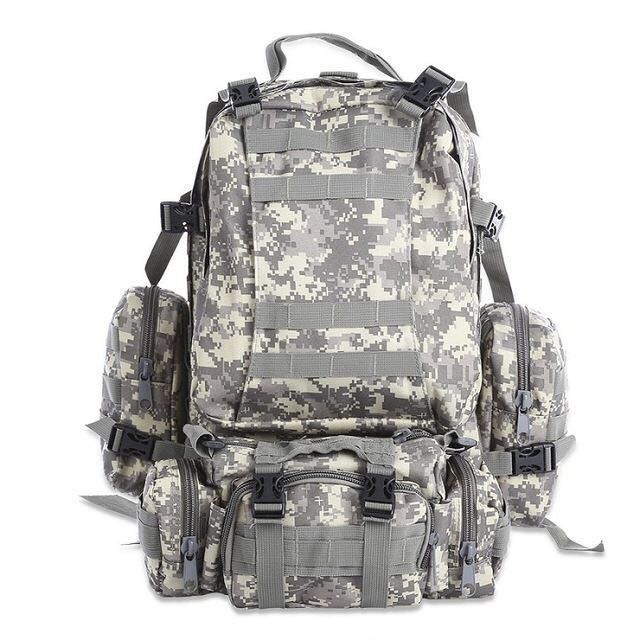 50L Military Tactical Backpack – Waterproof Hiking & Travel Rucksack