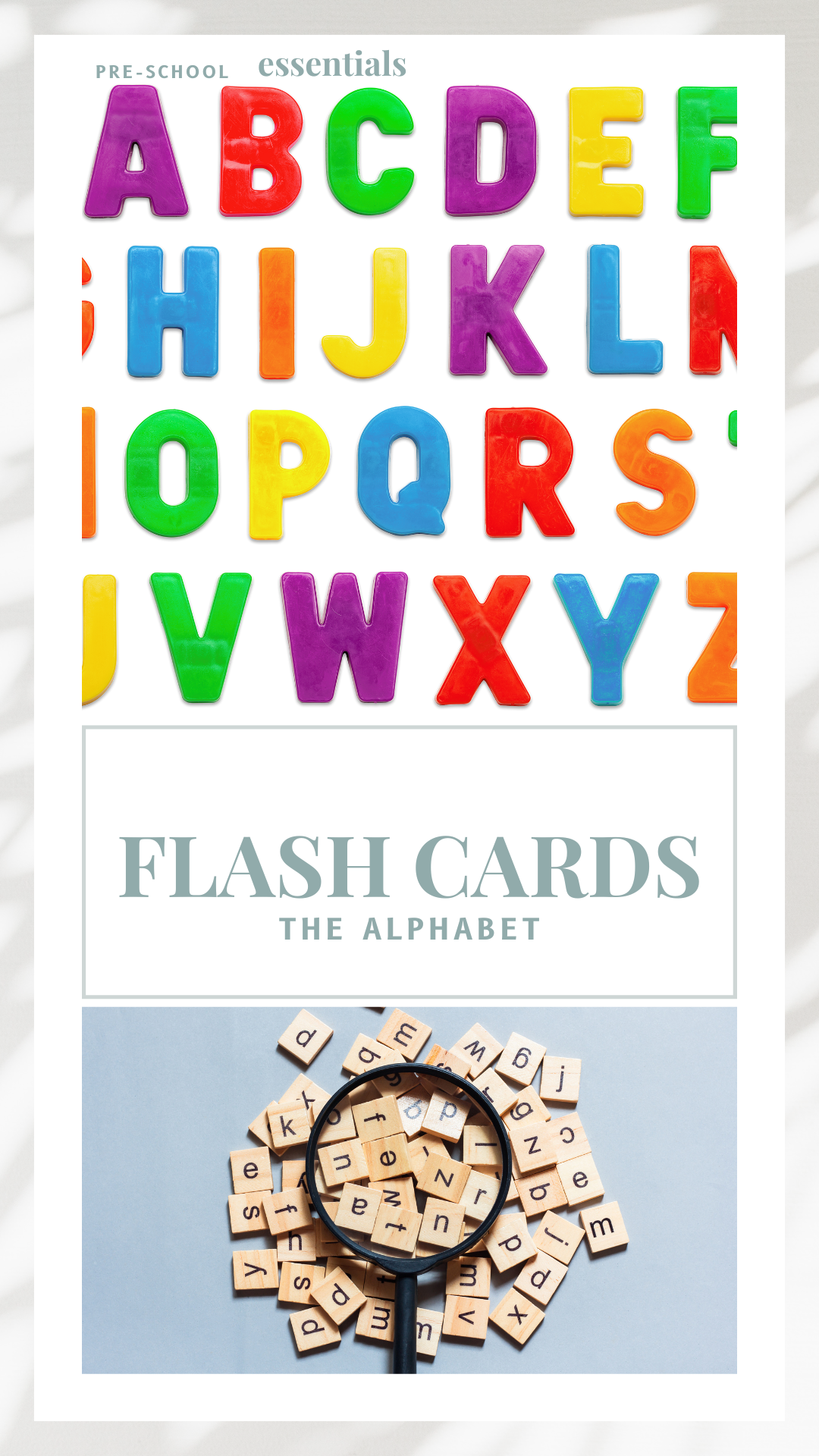 Flashcards - The Alphabet