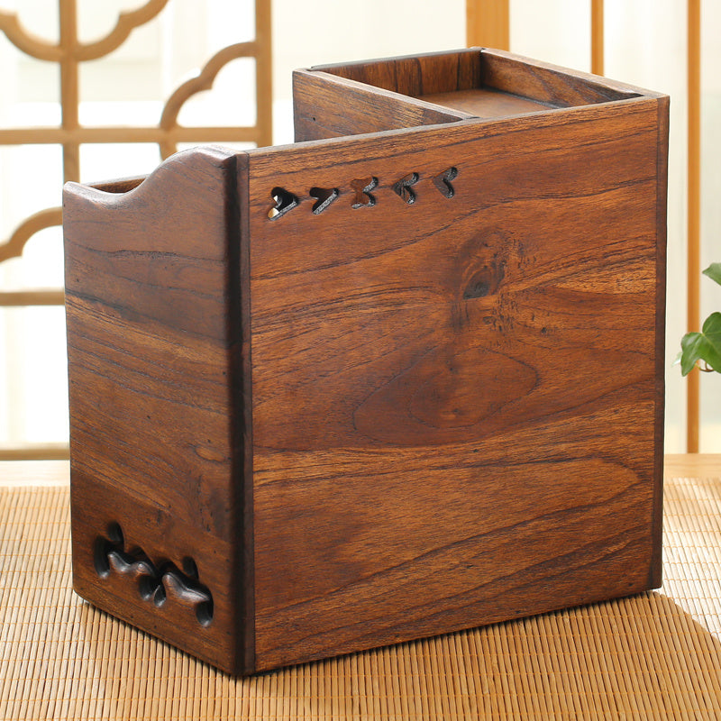 Wooden Retro Cosmetic Organizer