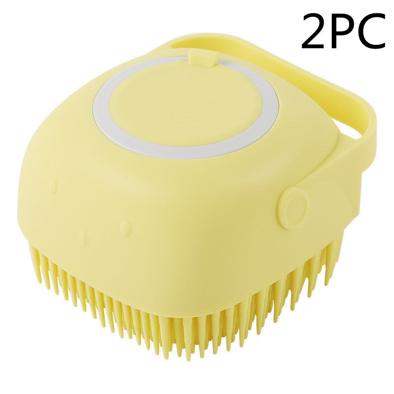 Silicone Pet Bath Massage Brush