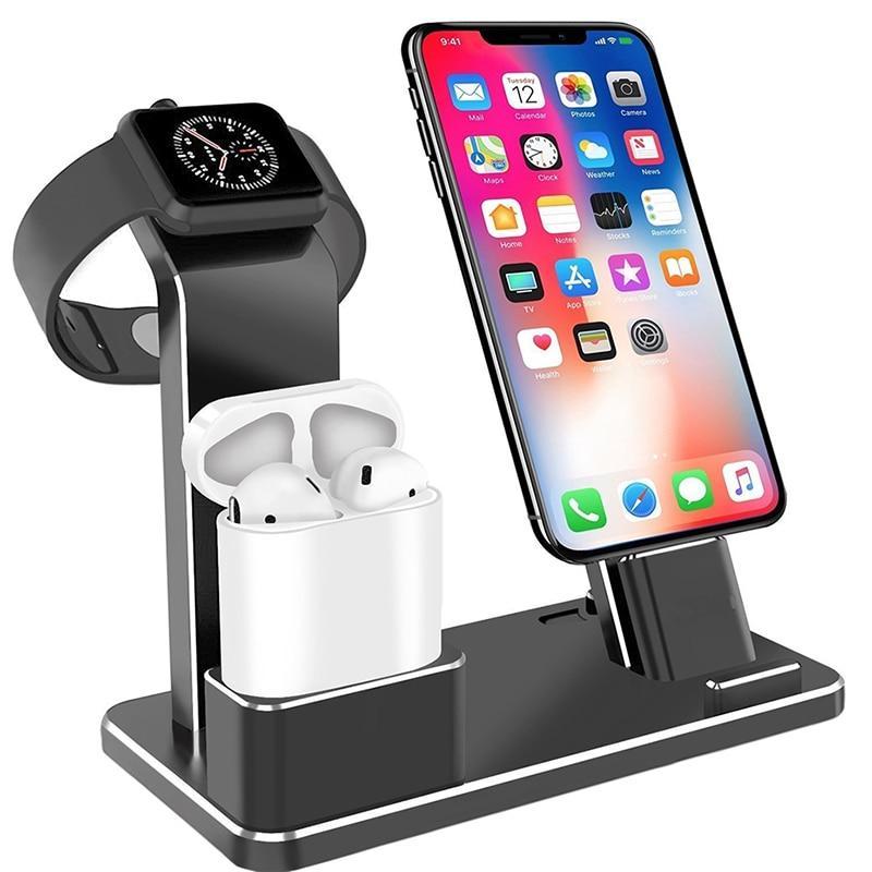 4-in-1 AirPods Charging Dock Holder – Wireless Fast Charging Station