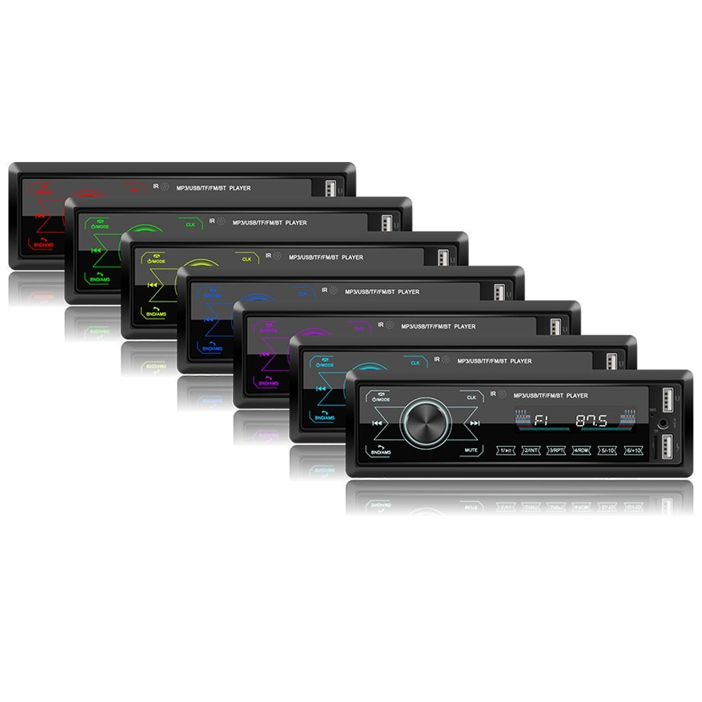 M10 Touchscreen Bluetooth Car MP3 Player with Dual USB & RGB Lights