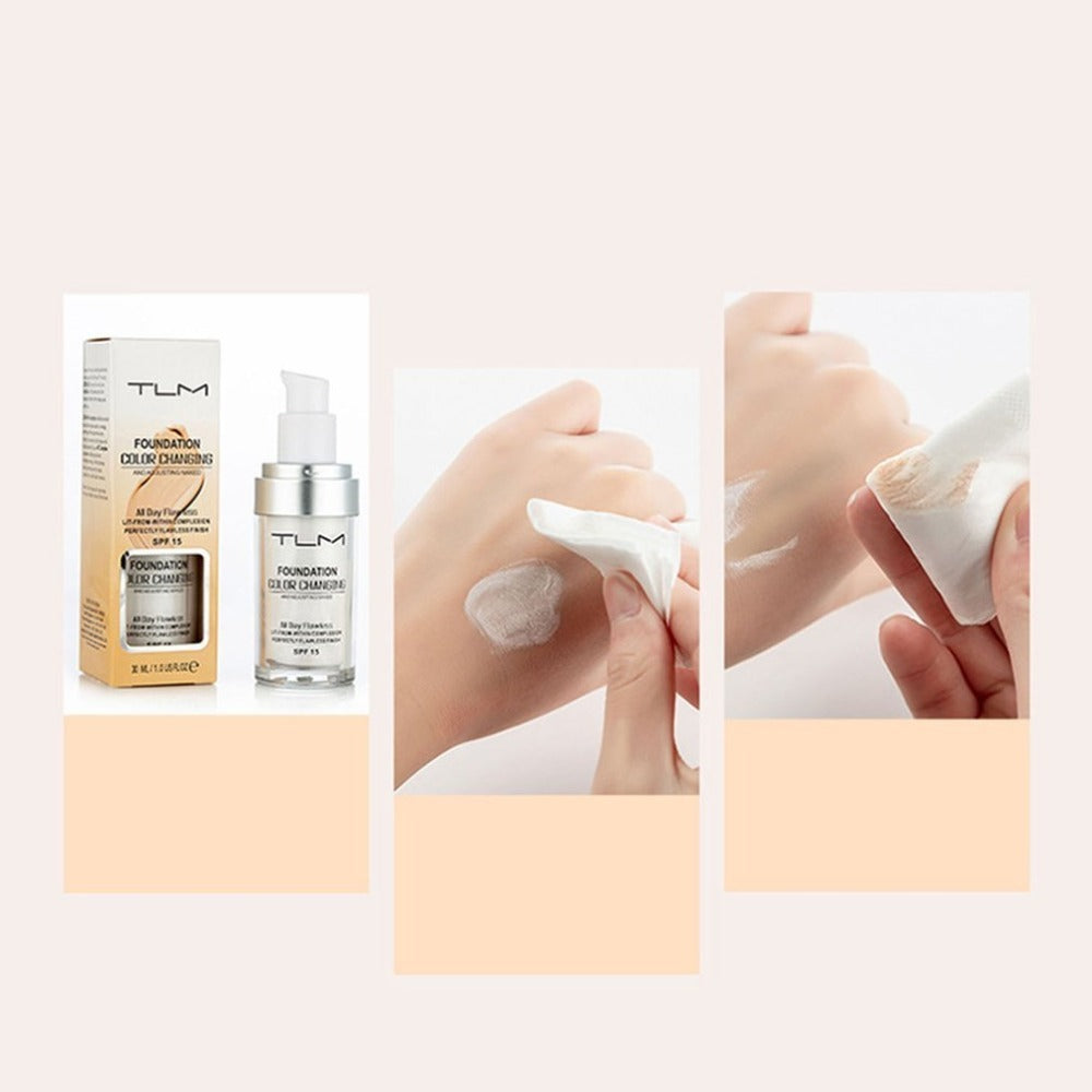 Color-Changing Liquid Foundation