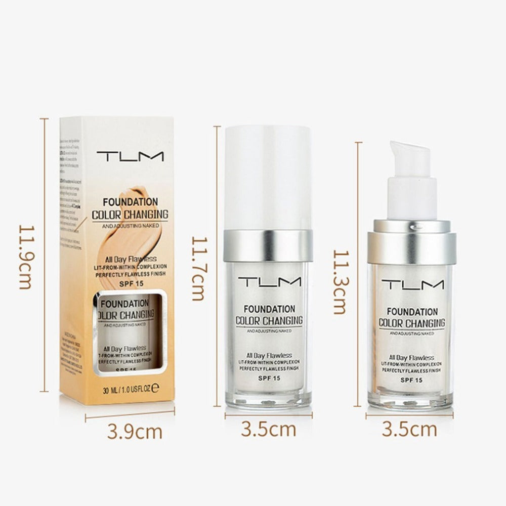 Color-Changing Liquid Foundation
