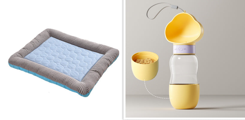 Silky Soft Pet Cooling Pad Bed