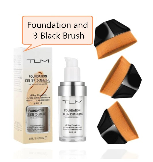 Color-Changing Liquid Foundation