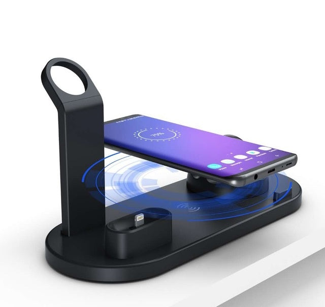 4-in-1 Fast Charging Station – Wireless Charger & Desktop Charging Base