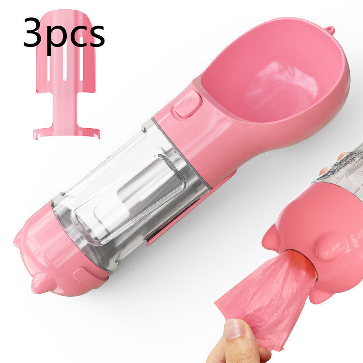 3 In 1 Dog Water Bottle