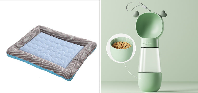 Silky Soft Pet Cooling Pad Bed