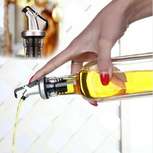 Oil Bottle Spout - Flip Top Stopper