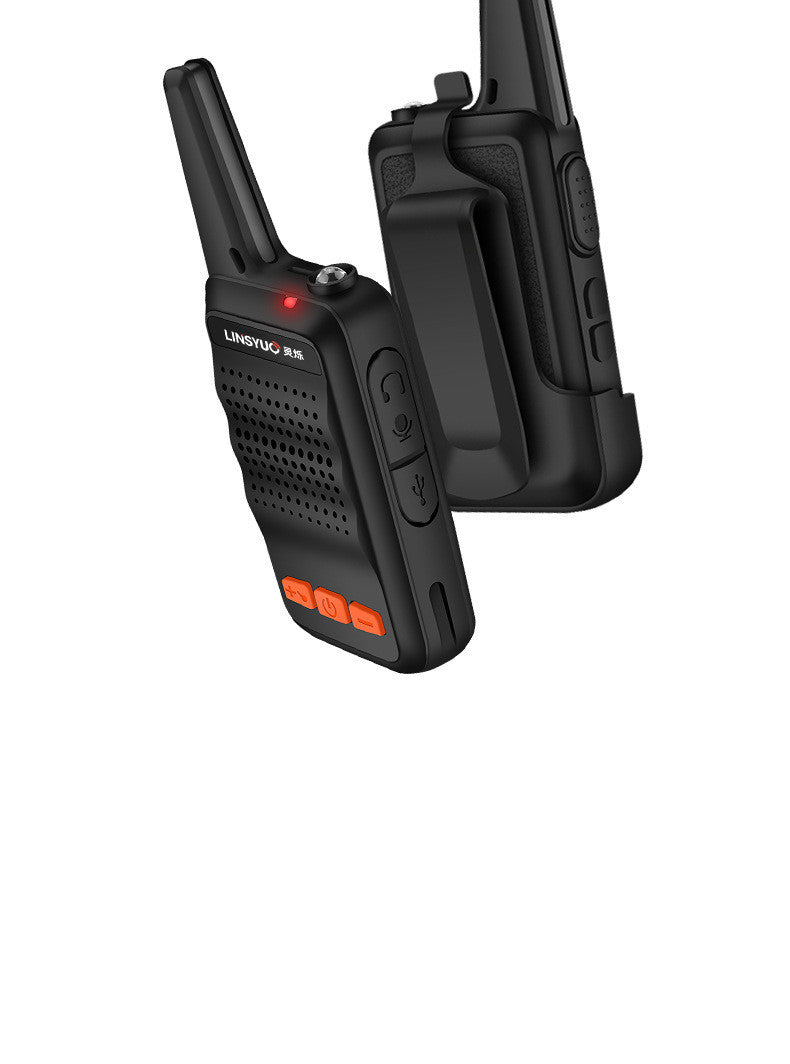 Lingshuo U1 Mini Walkie-Talkie | 5W Long-Range with LED Flashlight