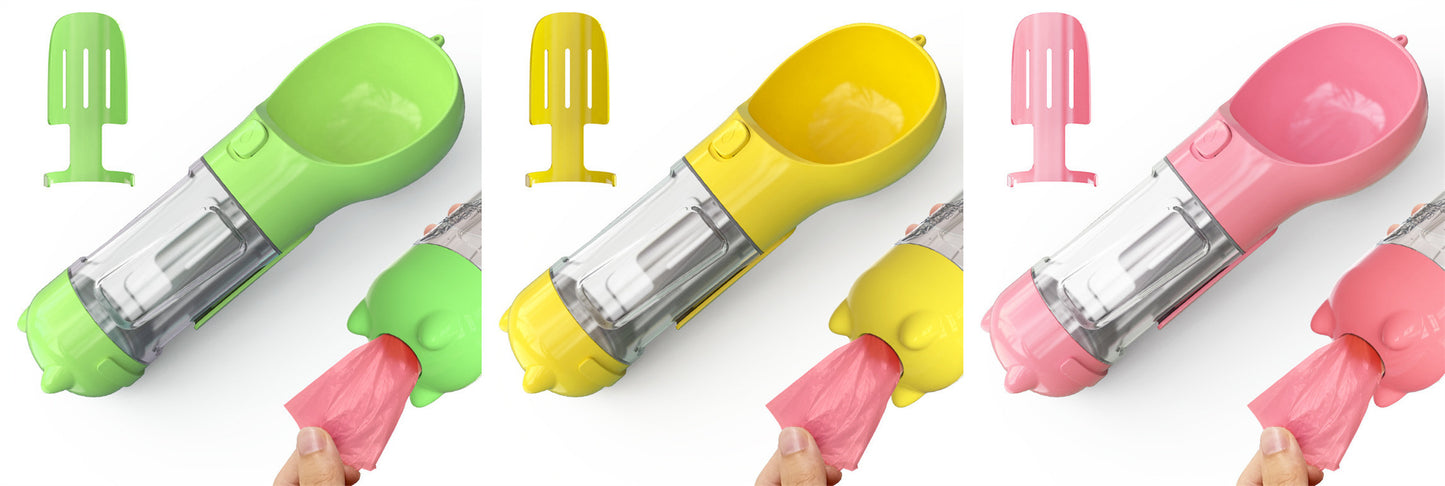 3 In 1 Dog Water Bottle