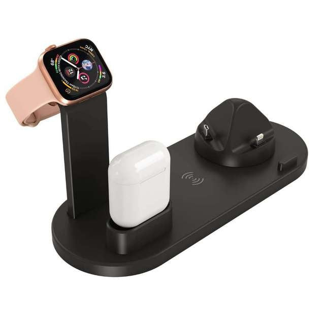 4-in-1 Fast Charging Station – Wireless Charger & Desktop Charging Base