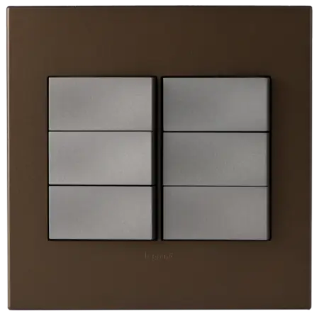 Arteor 6 Lever 1-Way Switch 4x4