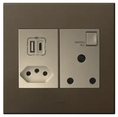 Arteor 16A Combo Socket Outlets