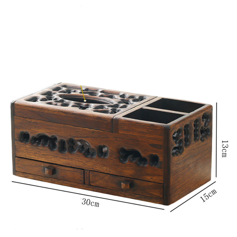 Wooden Retro Cosmetic Organizer