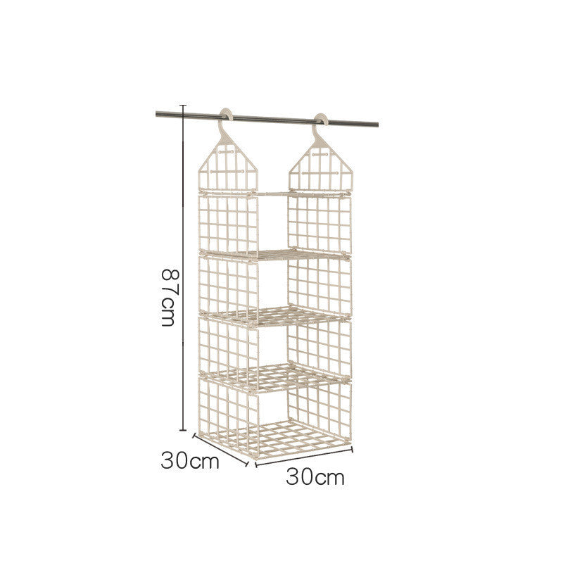 Foldable Hanging Clothes Storage Rack