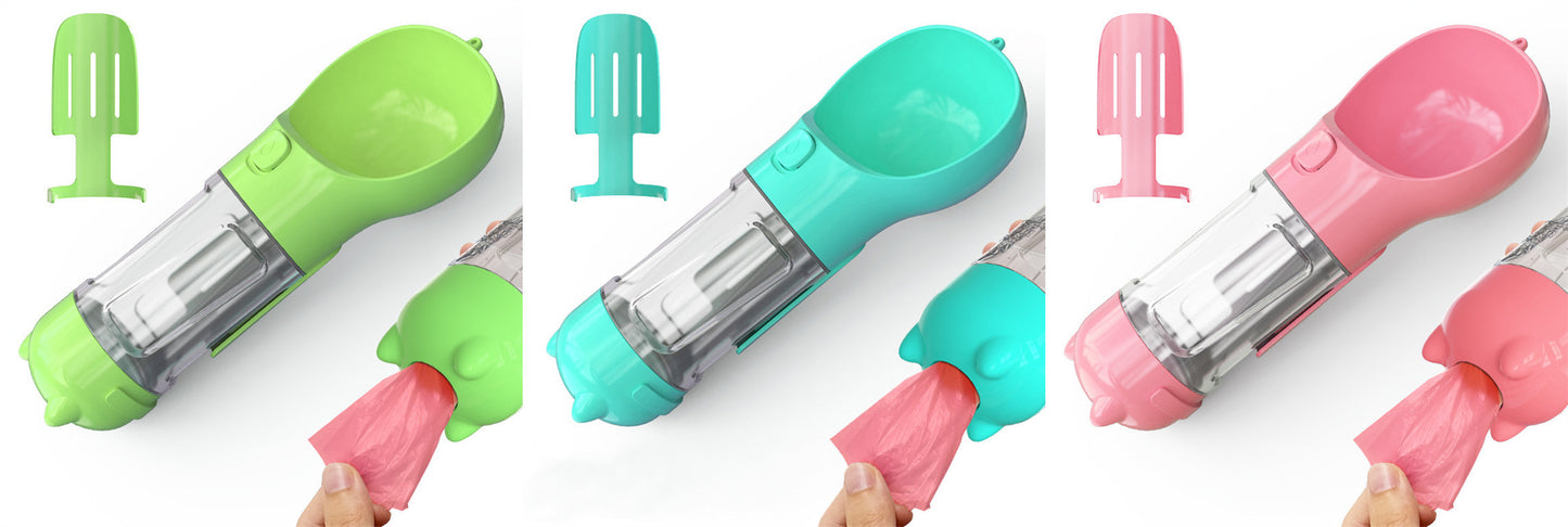 3 In 1 Dog Water Bottle