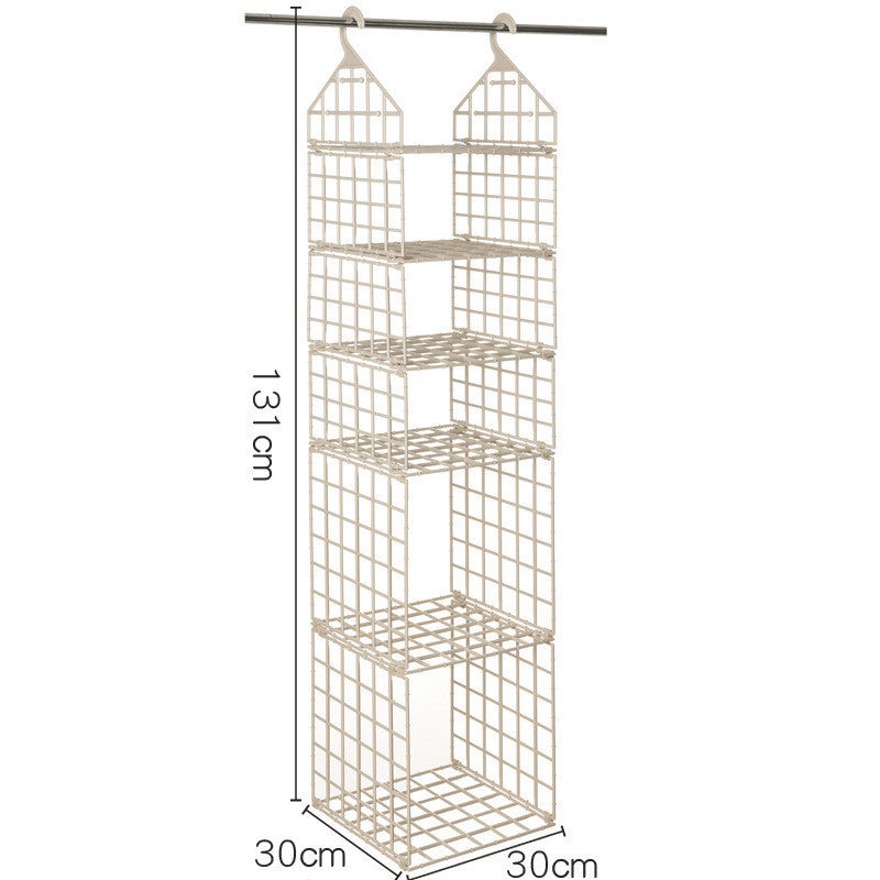 Foldable Hanging Clothes Storage Rack