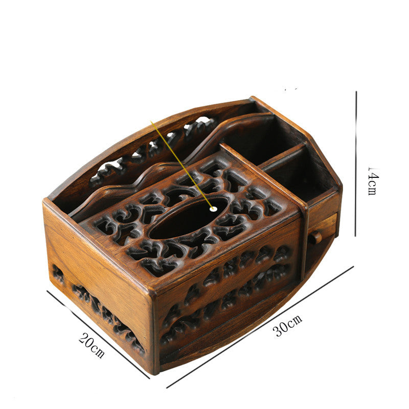 Wooden Retro Cosmetic Organizer
