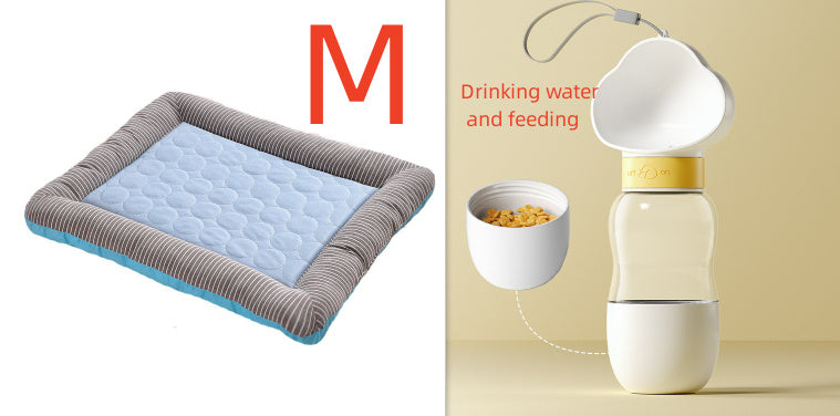 Silky Soft Pet Cooling Pad Bed