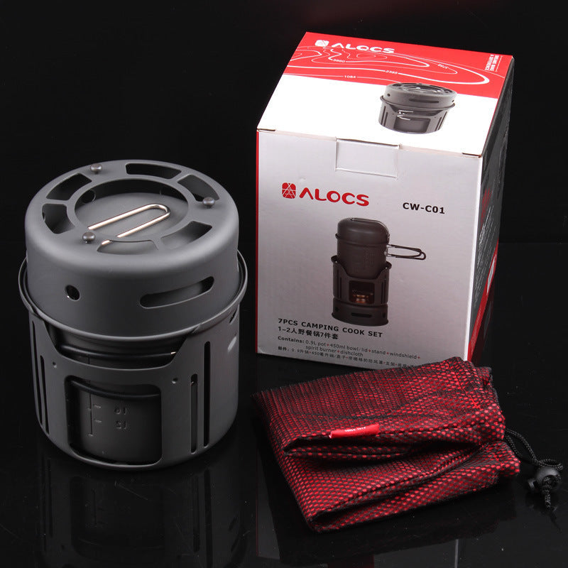 Compact Outdoor Camping Cookware Set