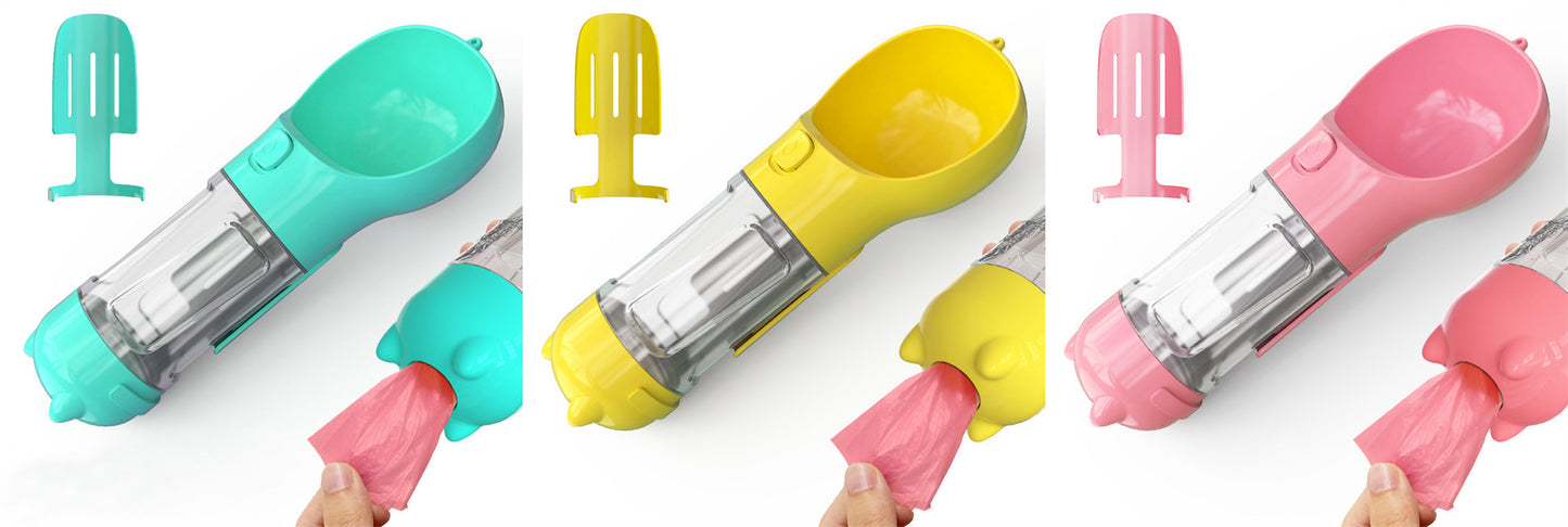 3 In 1 Dog Water Bottle