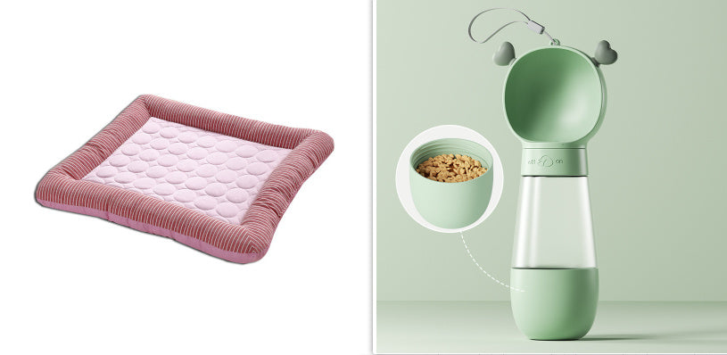 Silky Soft Pet Cooling Pad Bed