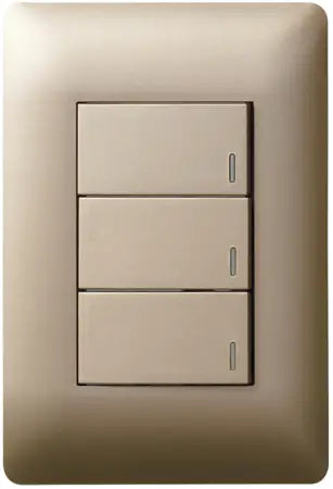 Three-Lever Switches Dimmer + 2x One-Way