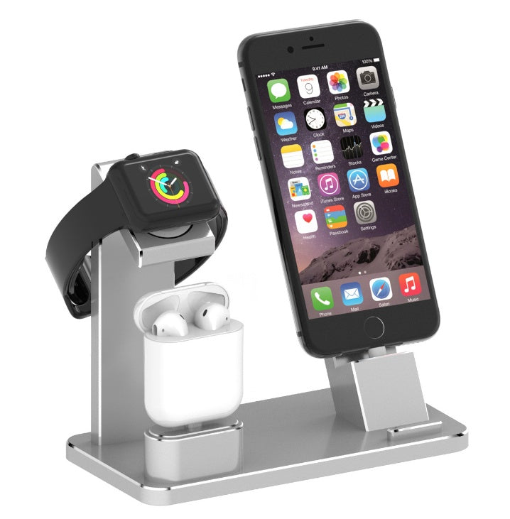 4-in-1 AirPods Charging Dock Holder – Wireless Fast Charging Station