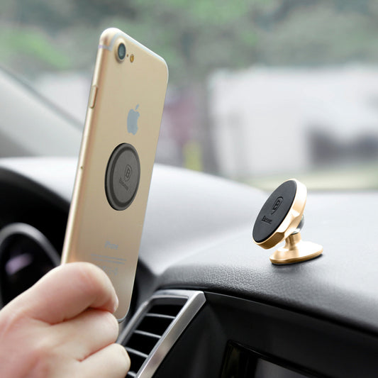 Magnetizing Accessory Set for Car Phone Holder – Leather & Stainless Steel
