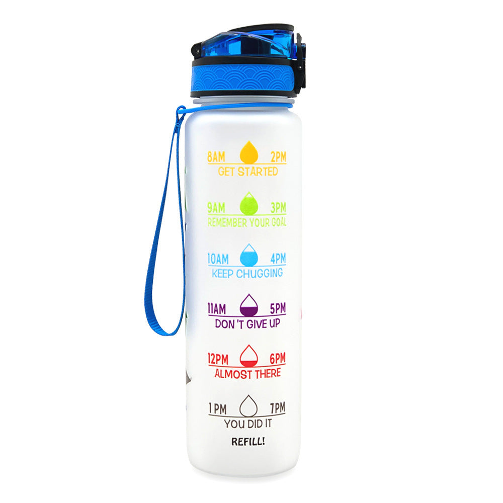 1L Motivational Water Bottle