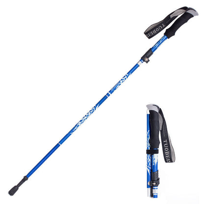 7075 Aluminum Alloy Trekking Poles – Folding Hiking Poles for Stability and Comfort