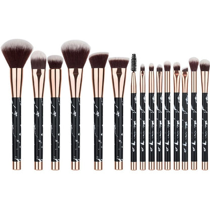 11-Piece Marble Makeup Brush Set – Professional Beauty Kit