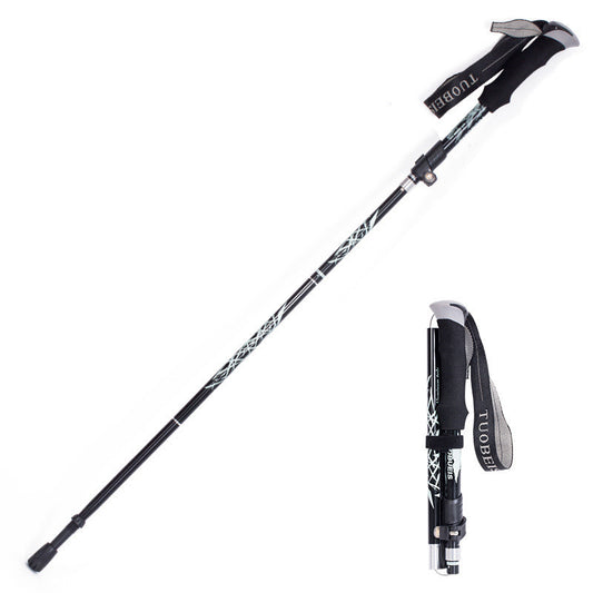7075 Aluminum Alloy Trekking Poles – Folding Hiking Poles for Stability and Comfort