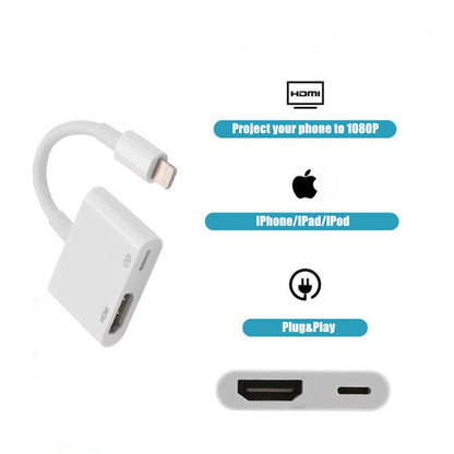 Lightning to HDMI HD display