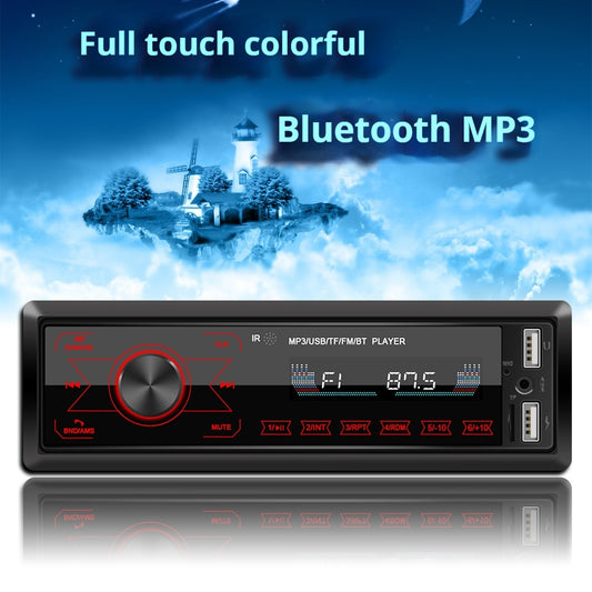 M10 Touchscreen Bluetooth Car MP3 Player with Dual USB & RGB Lights