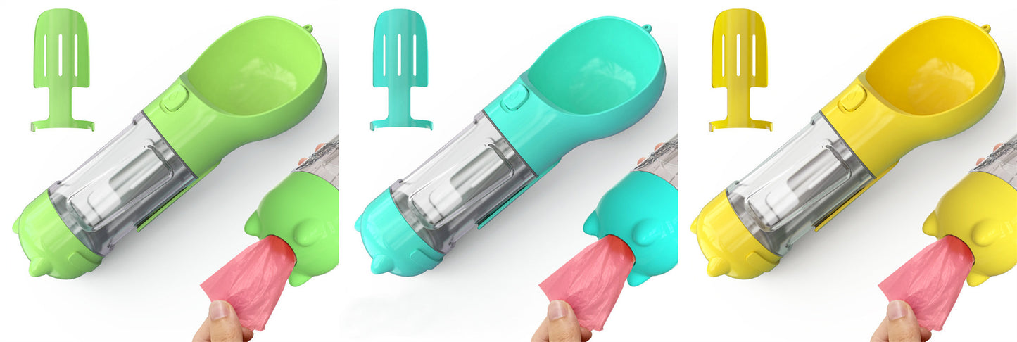 3 In 1 Dog Water Bottle